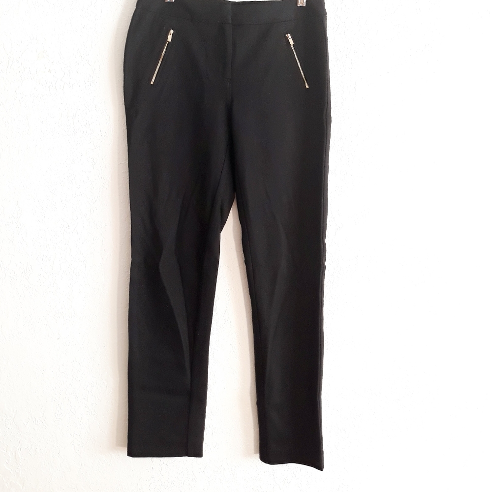 Alfani Black Zip Pocket Skinny Pants Size 6
